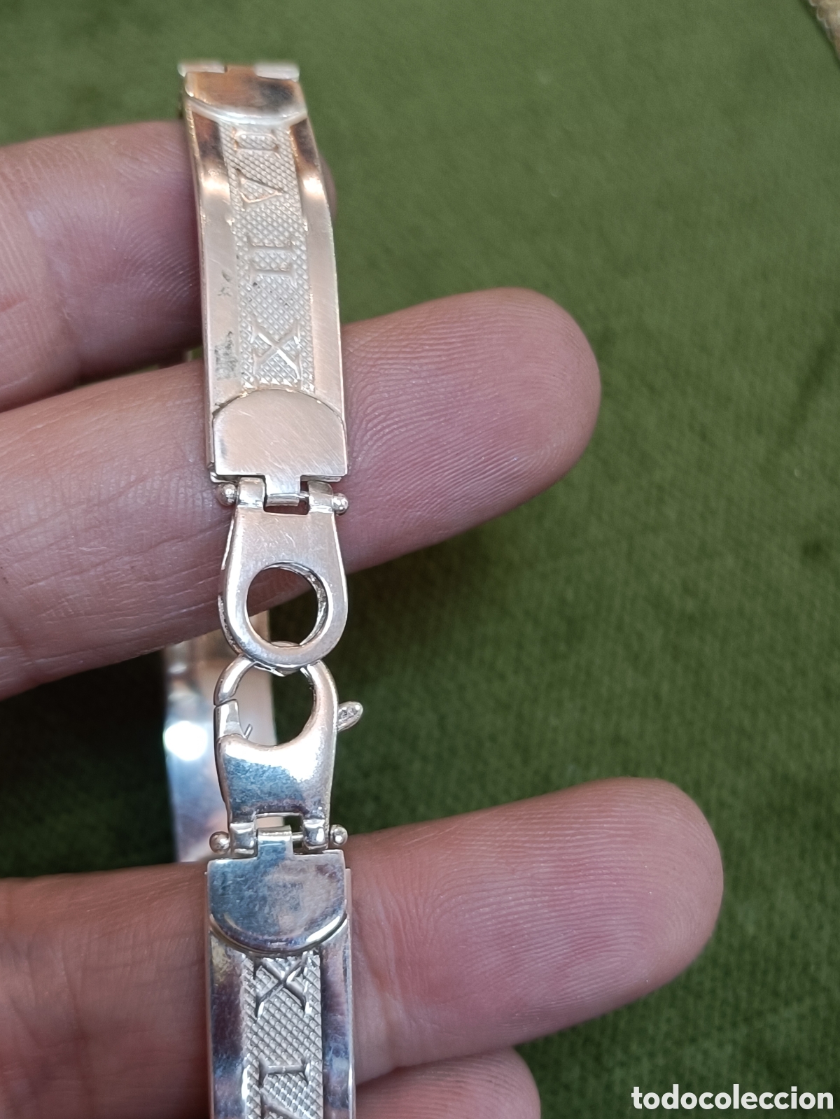 Joyeria: BONITA PULSERA ELABORADA EN PLATA - Foto 4