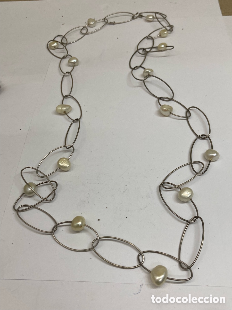 Joyeria: Collar de plata y perlas marca Tous /COLL18 - Foto 1