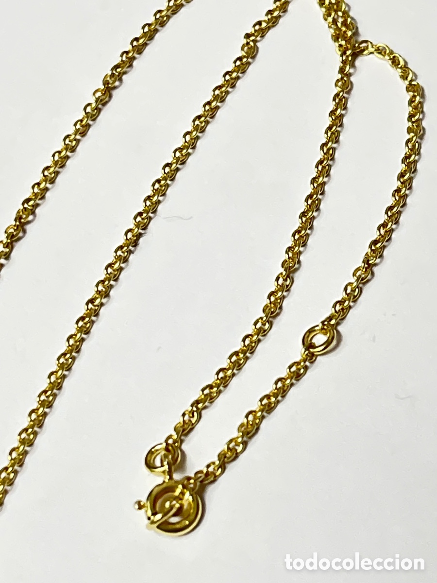 Joyeria: Cadena de plata chapada de oro 14k /CA483-1 - Foto 2