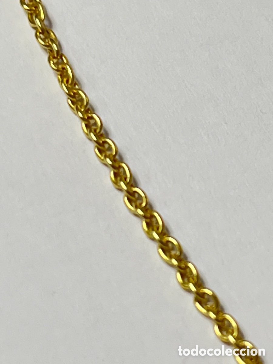 Joyeria: Cadena de plata chapada de oro 14k /CA483-1 - Foto 4