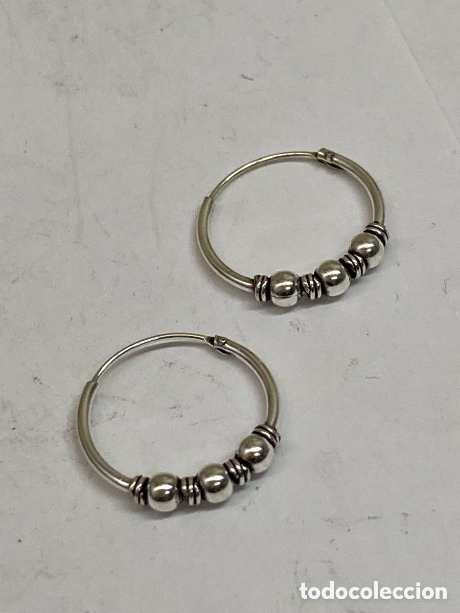 Joyeria: Pendientes de plata P489 - Foto 1