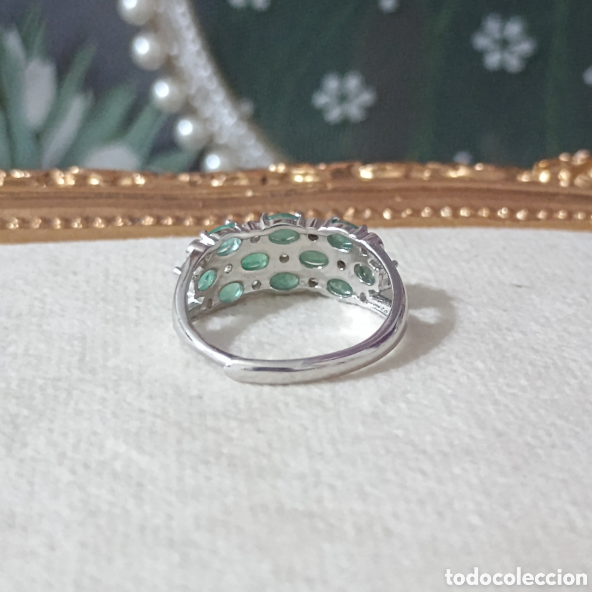Joyeria: Anillo de plata Esmeralda Natural - Foto 3