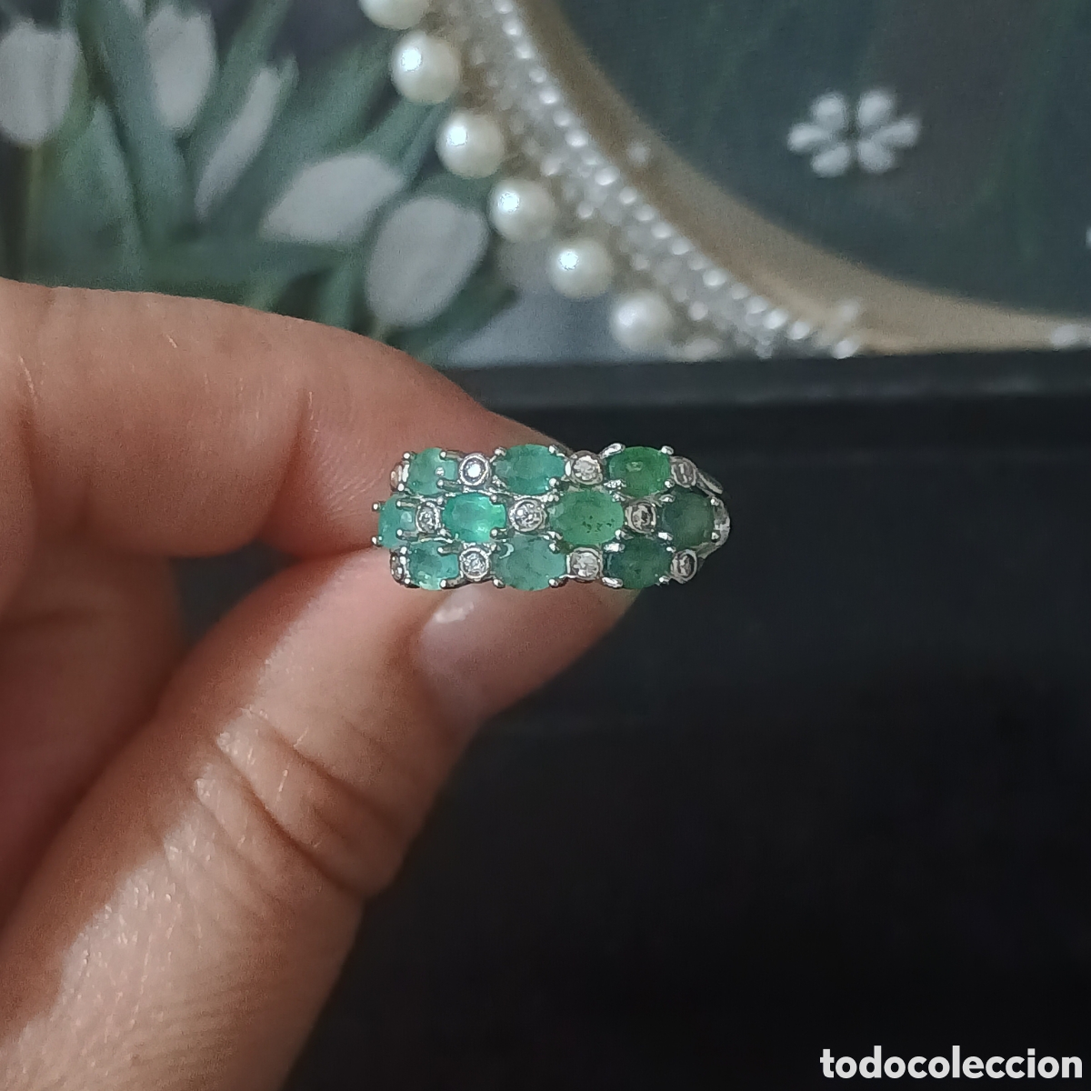 Joyeria: Anillo de plata Esmeralda Natural - Foto 10