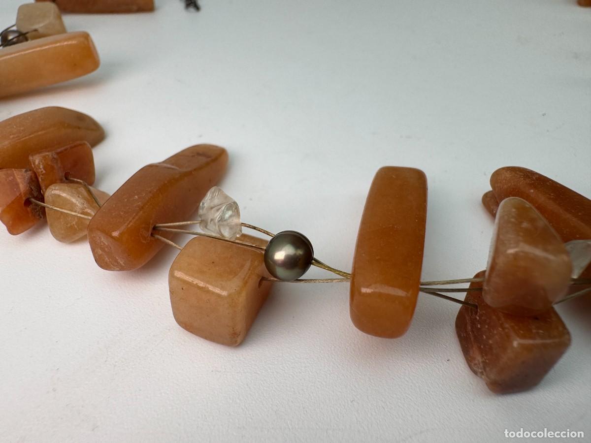 Joyeria: Collar boho con colgante de piedra natural - Foto 4