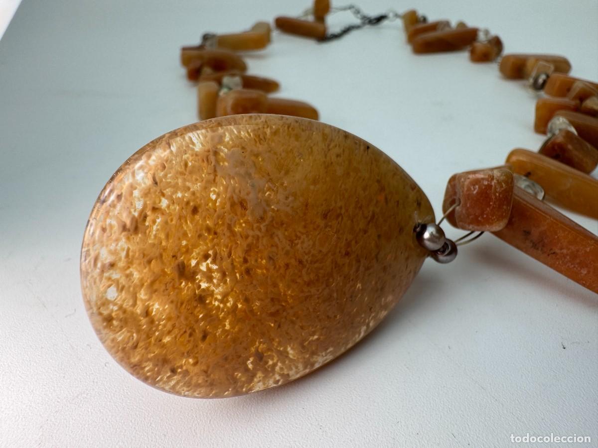Joyeria: Collar boho con colgante de piedra natural - Foto 6