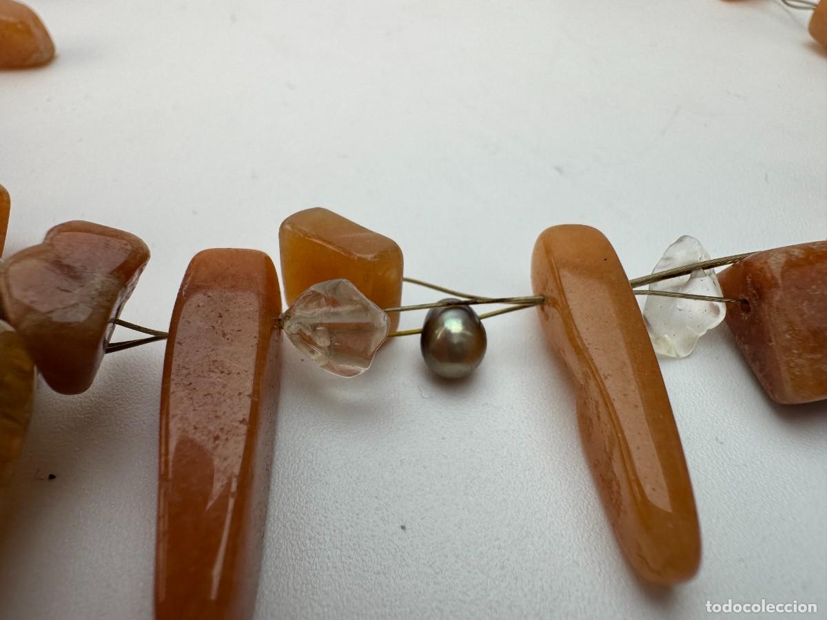 Joyeria: Collar boho con colgante de piedra natural - Foto 7