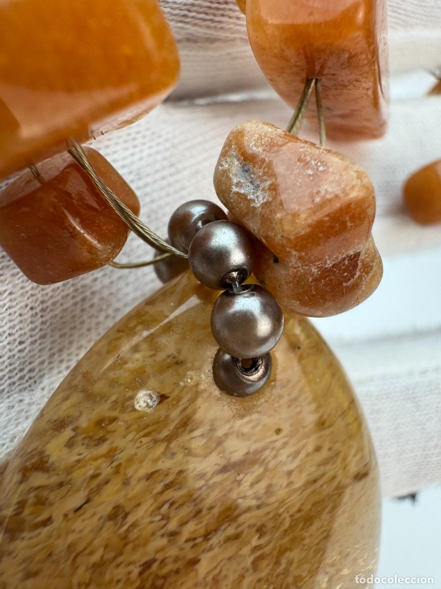 Joyeria: Collar boho con colgante de piedra natural - Foto 10