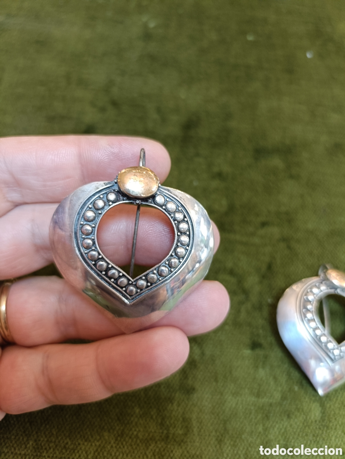 Joyeria: PENDIENTES ANTIGUOS ELABORADOS EN PLATA - Foto 3