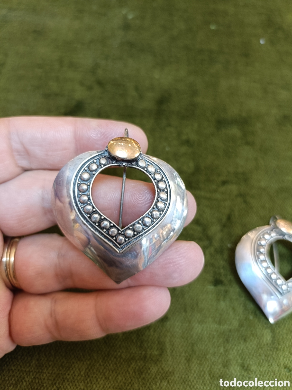 Joyeria: PENDIENTES ANTIGUOS ELABORADOS EN PLATA - Foto 4