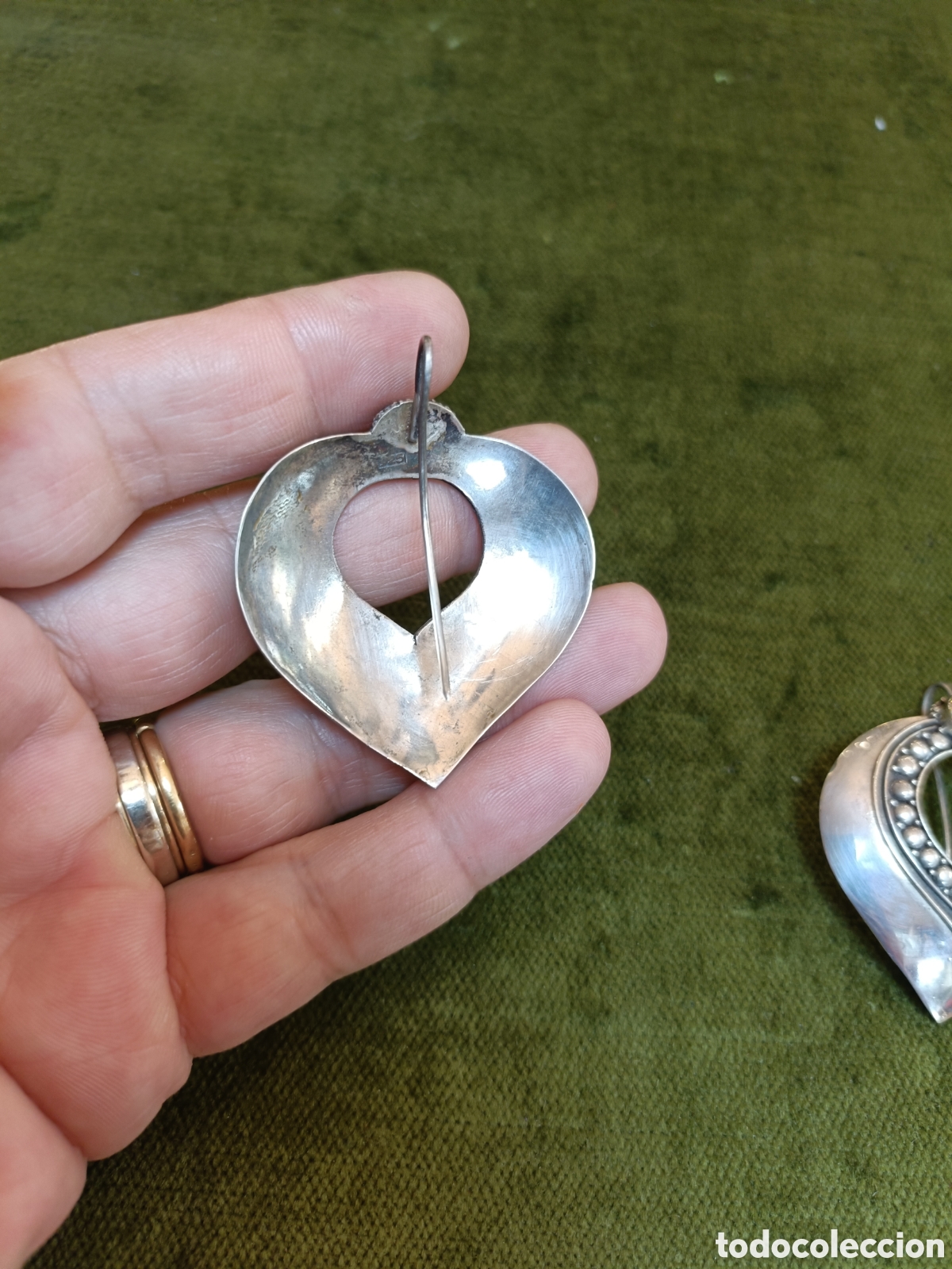 Joyeria: PENDIENTES ANTIGUOS ELABORADOS EN PLATA - Foto 6
