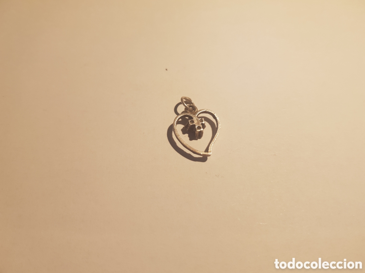 Joyeria: #1252 Colgante coraz&oacute;n plata de ley 925 - Foto 2