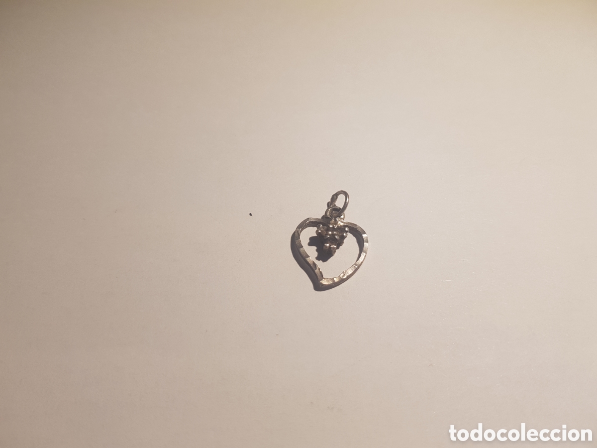 Joyeria: #1252 Colgante coraz&oacute;n plata de ley 925