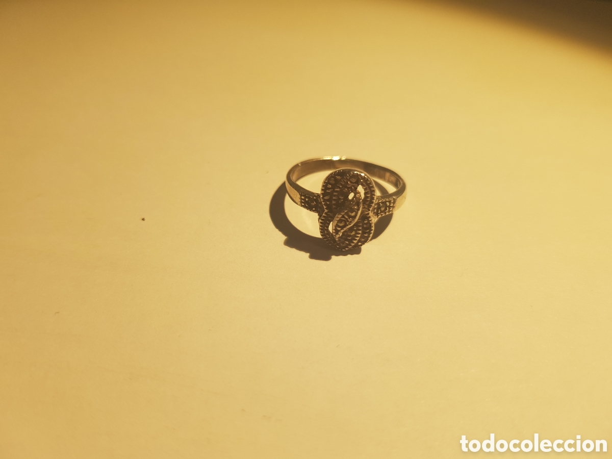 Joyeria: #1256 Anillo plata de ley 925 talla 18
