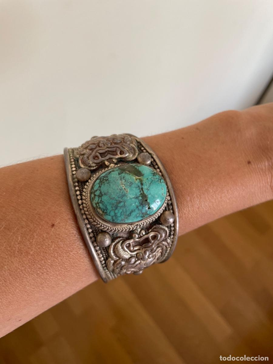 Joyeria: Brazalete plata 925 con turquesa - Foto 4