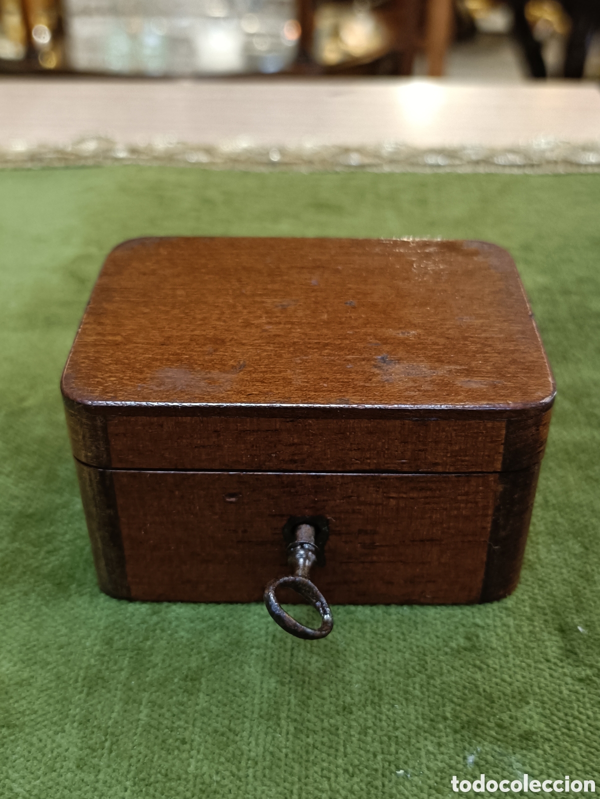 Joyeria: ANTIGUO JOYERO, CAJA MADERA CON LLAVE