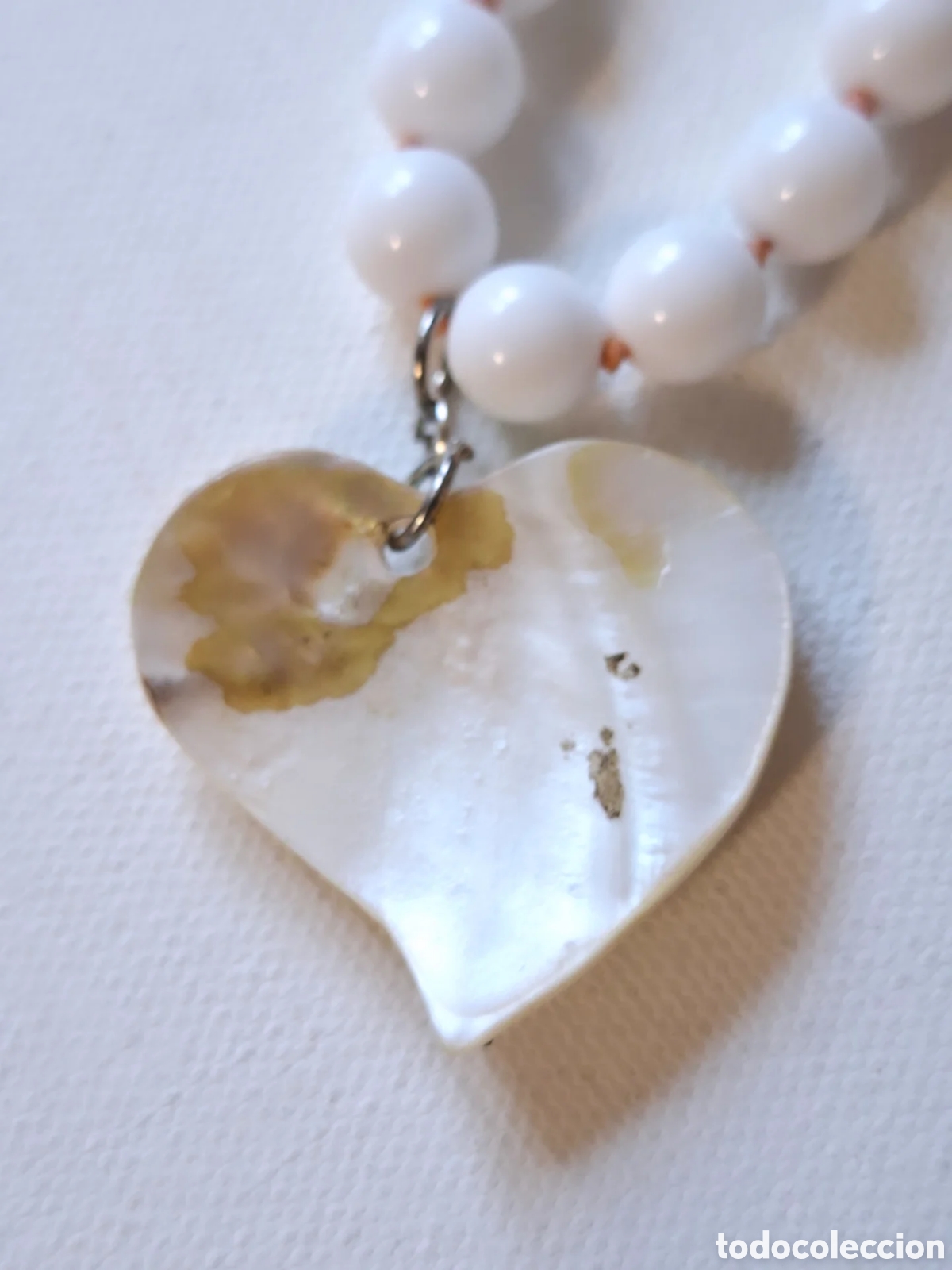Joyeria: Collar Vintage Coraz&oacute;n A&ntilde;os 70 - Foto 4