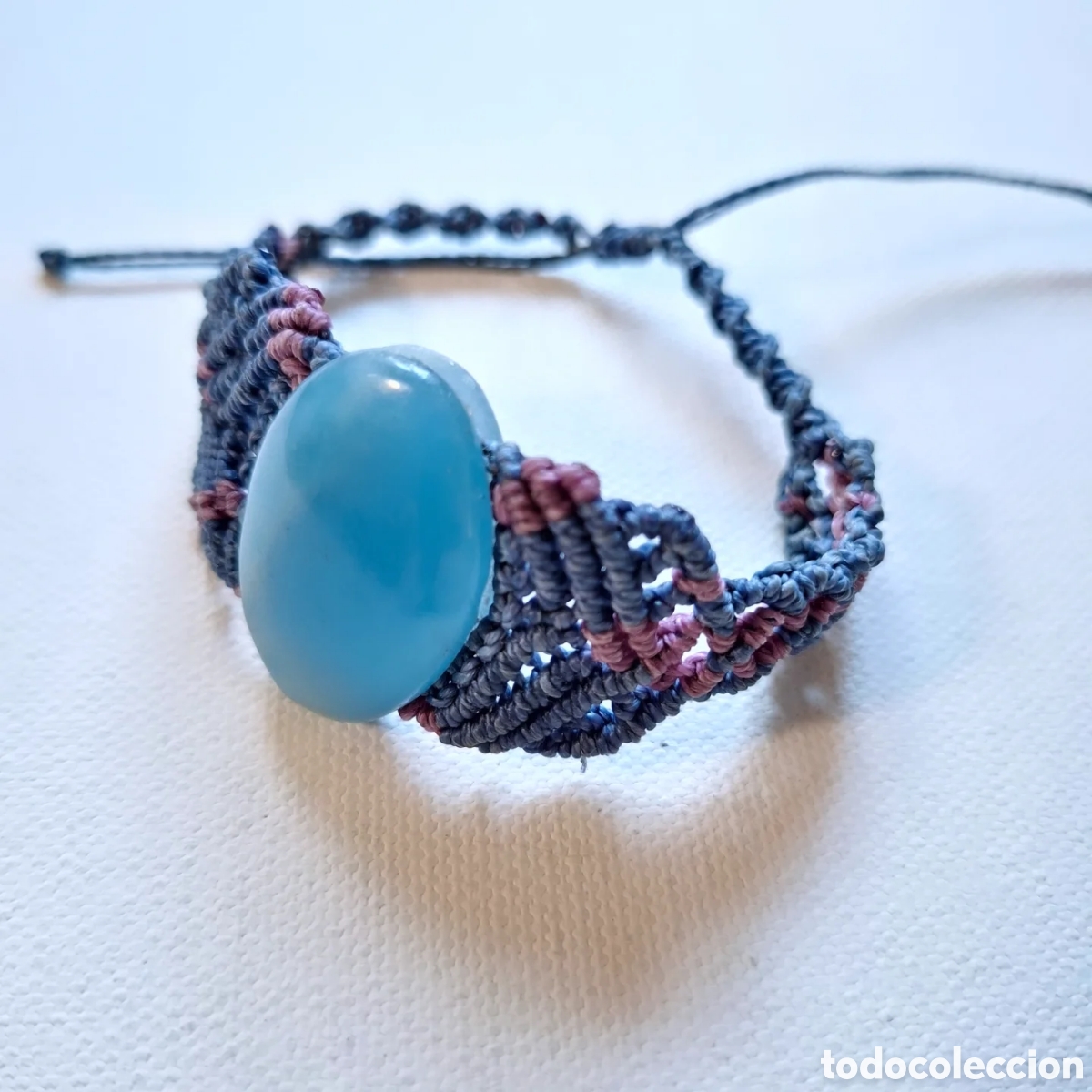 Joyeria: Pulsera piedra &Aacute;gata Azul