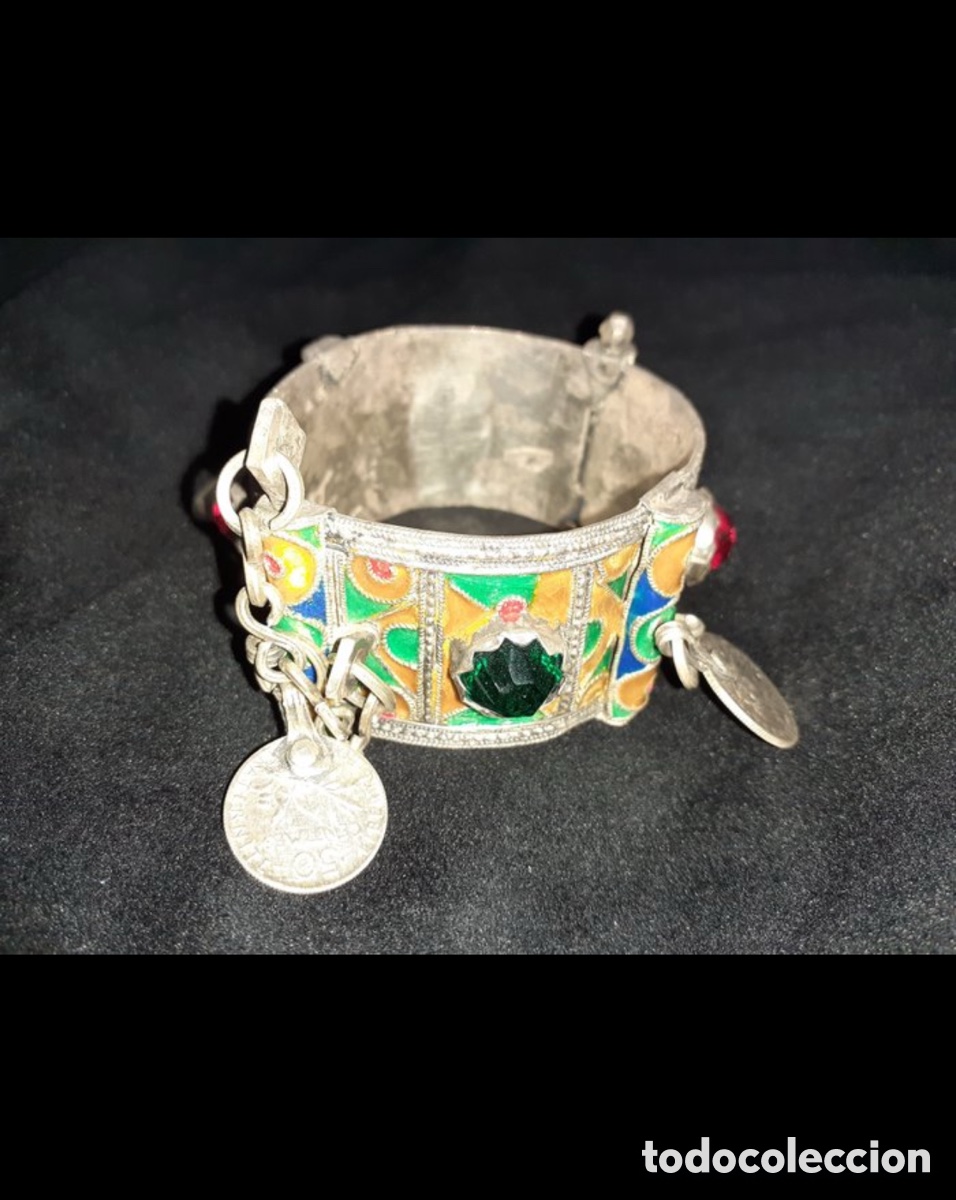 Joyeria: Brazalete ber&eacute;ber de plata y esmalte. - Foto 2