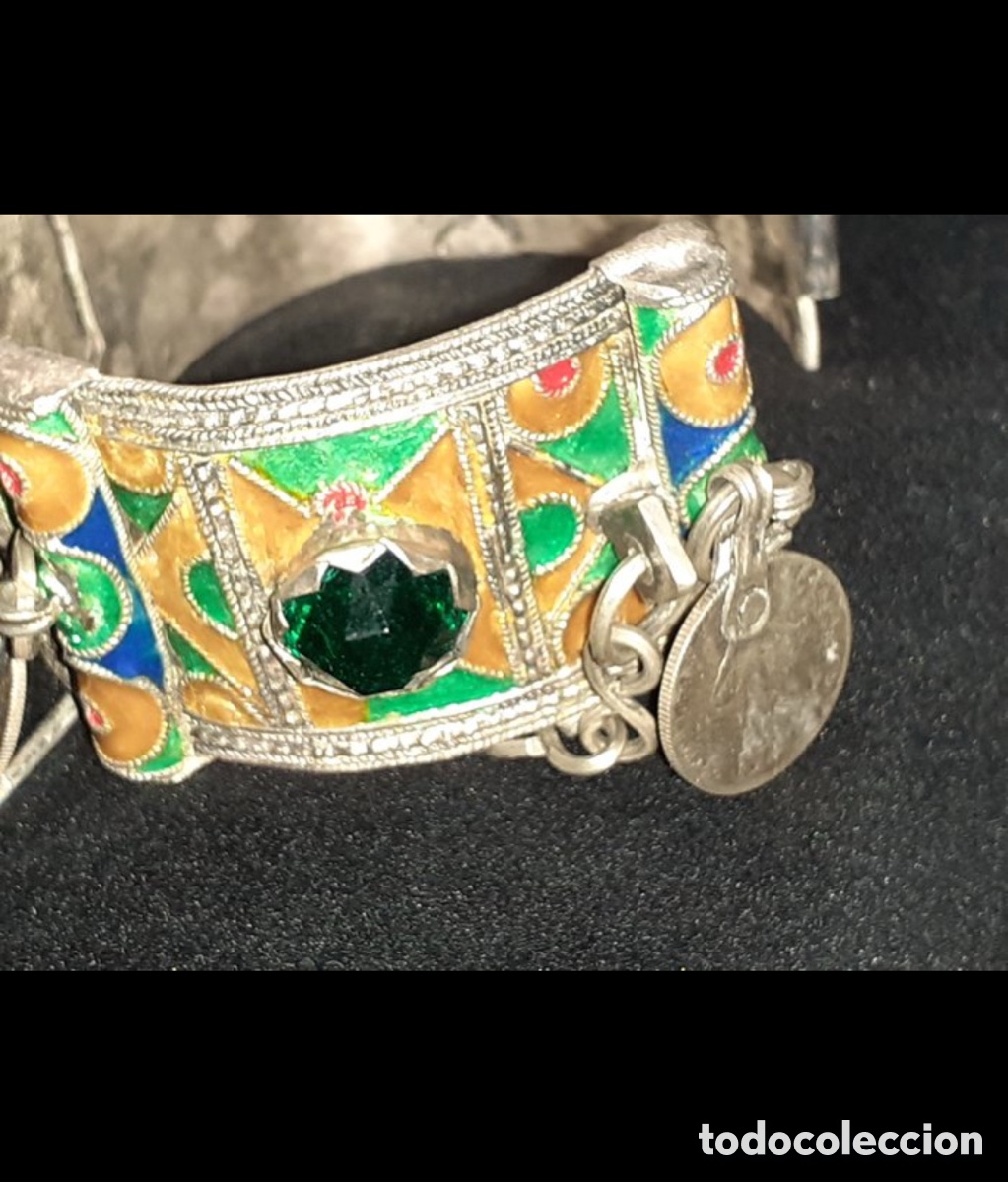 Joyeria: Brazalete ber&eacute;ber de plata y esmalte. - Foto 3