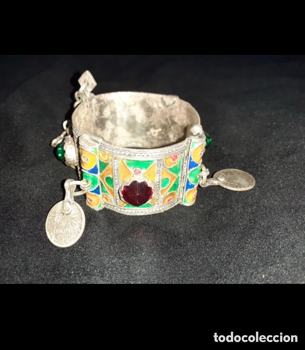 Joyeria: Brazalete ber&eacute;ber de plata y esmalte. - Foto 4