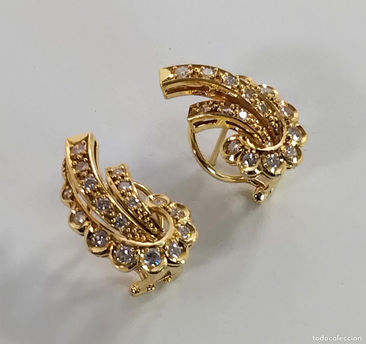 Joyeria: Oro 18 k y Diamantes. Pendientes - Foto 3