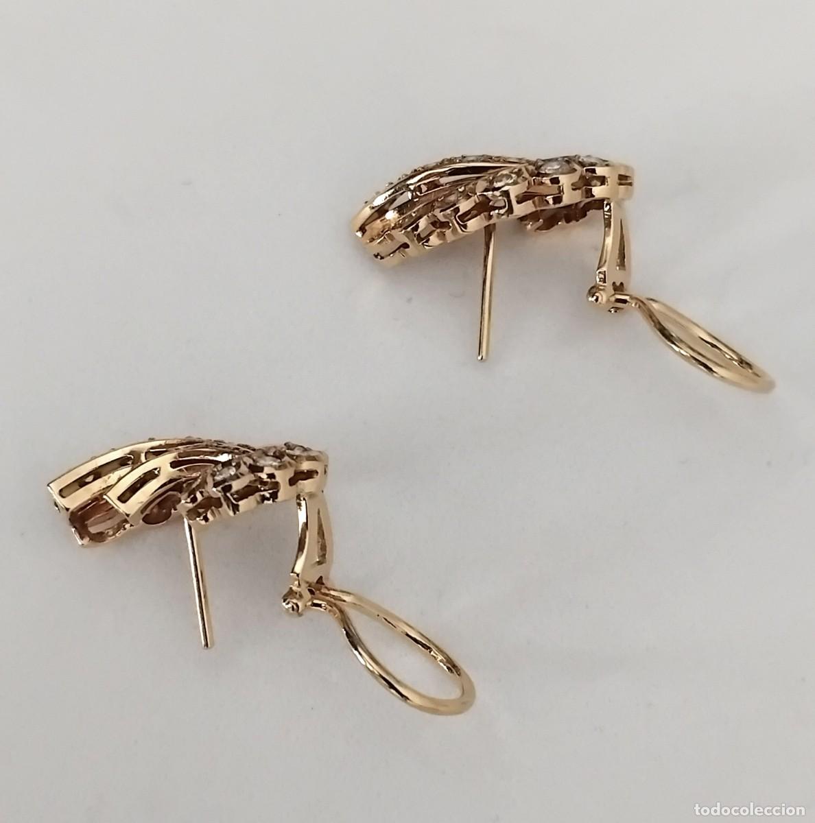 Joyeria: Oro 18 k y Diamantes. Pendientes - Foto 4