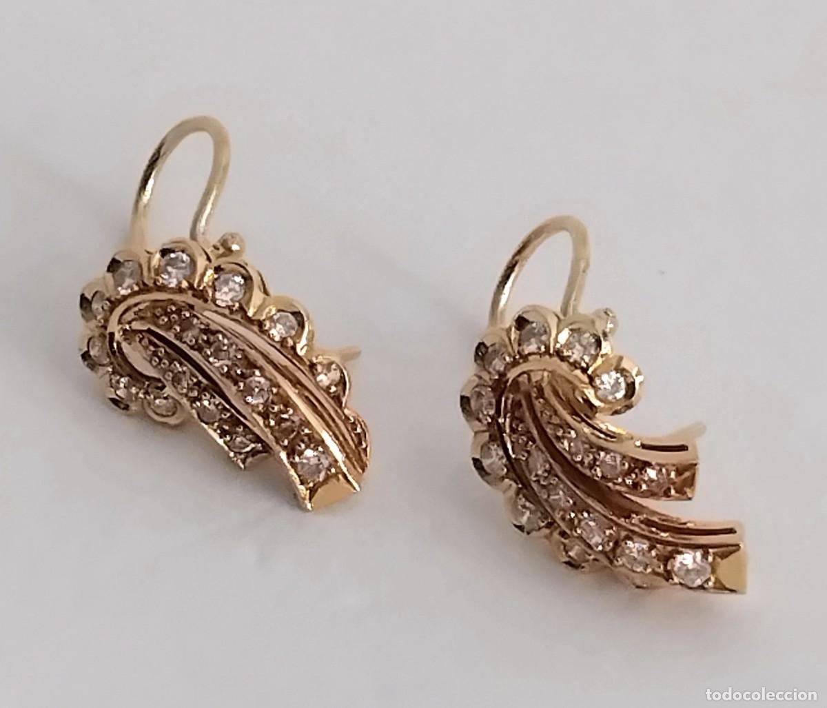 Joyeria: Oro 18 k y Diamantes. Pendientes - Foto 5