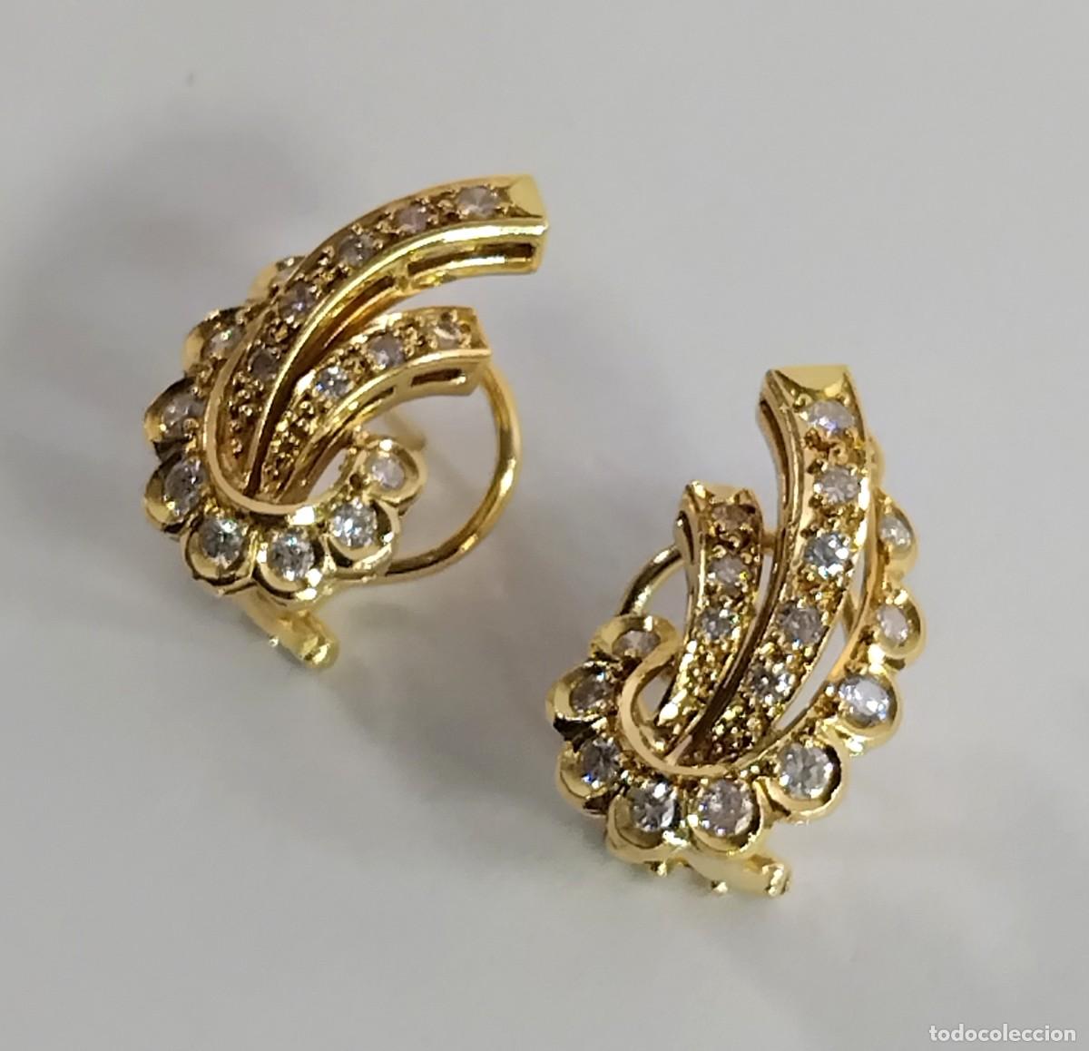 Joyeria: Oro 18 k y Diamantes. Pendientes - Foto 7