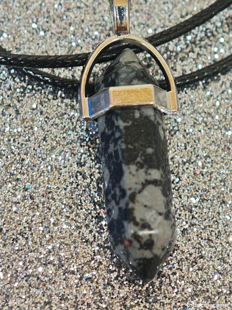 Joyeria: COLLAR Y COLGANTE PENDULO HEXAGONAL BISUTERIA