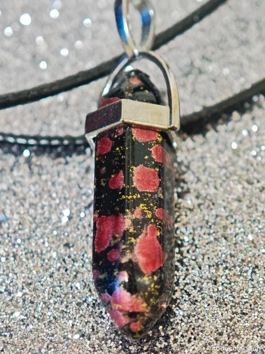 Joyeria: COLLAR Y COLGANTE PENDULO HEXAGONAL BISUTERIA