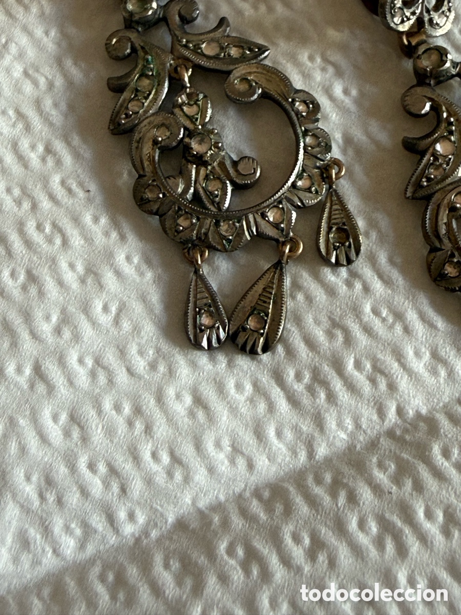 Joyeria: Preciosos pendientes largos plata y oro - Foto 6
