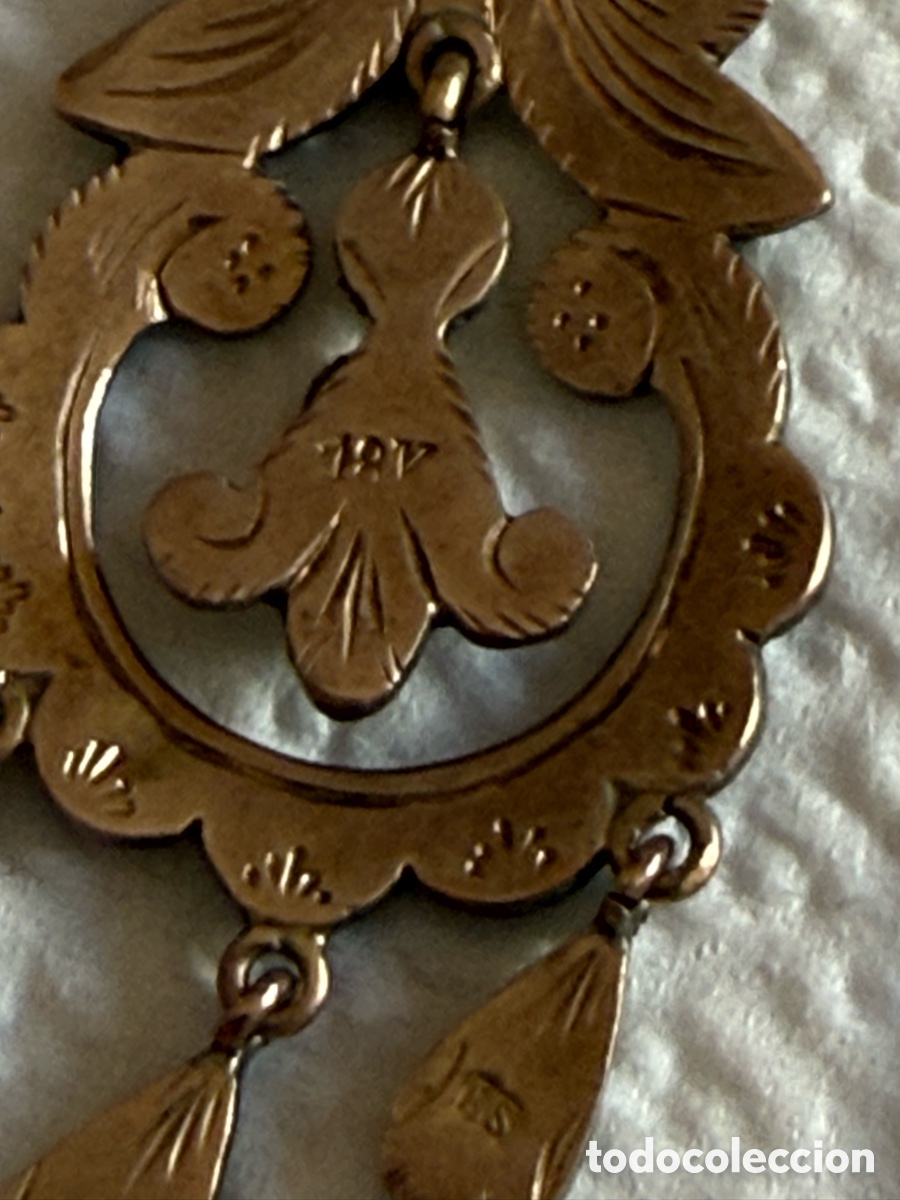 Joyeria: Preciosos pendientes largos plata y oro - Foto 12