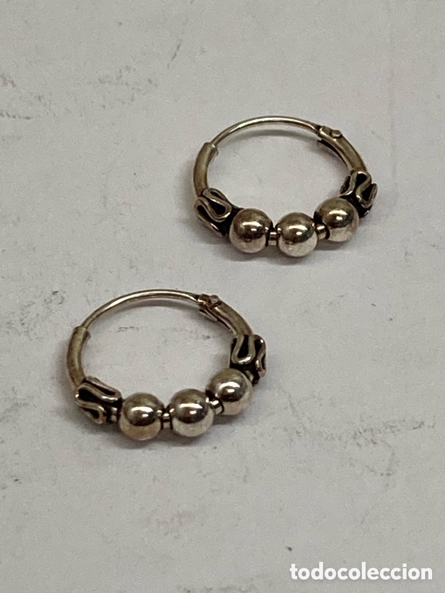 Joyeria: Pendientes de plata P490-1 - Foto 1