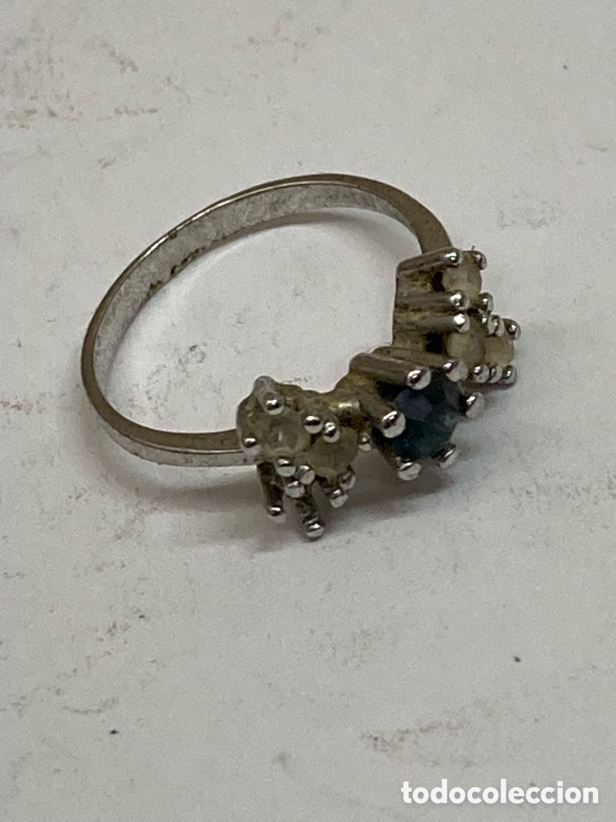 Joyeria: Anillo de plata engastado S496