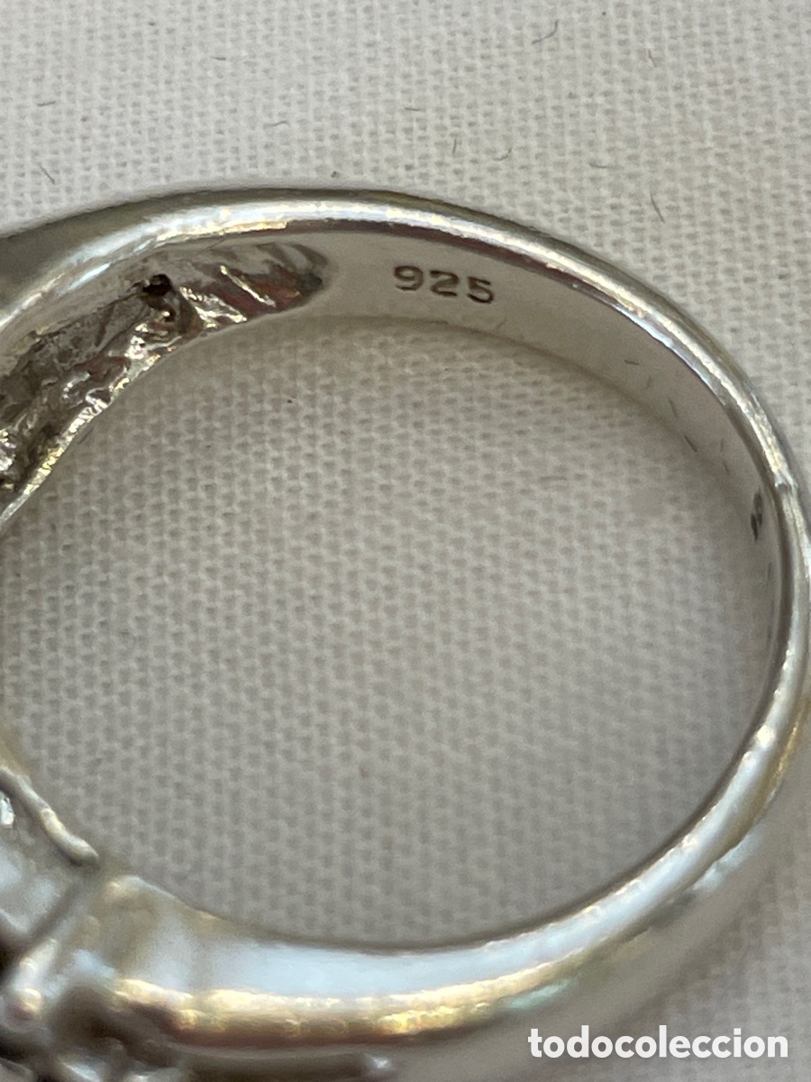 Joyeria: Anillo de plata y zafiros - Foto 5