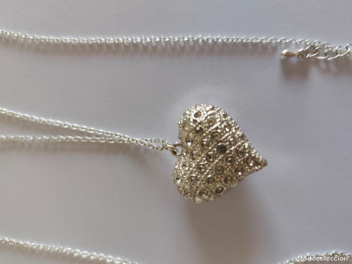 Joyeria: colgante corazon plata