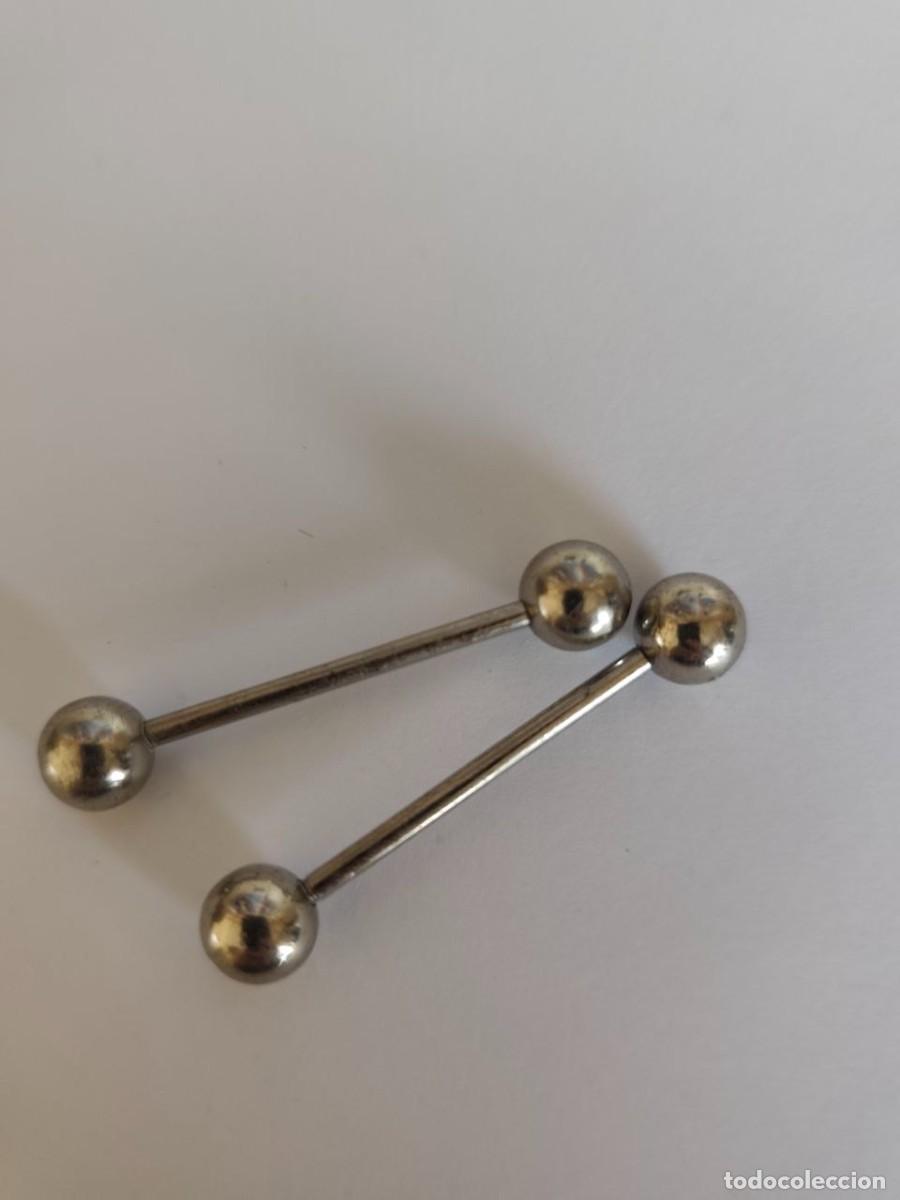 Joyeria: Lote de 2 pressings de aluminio de titanio