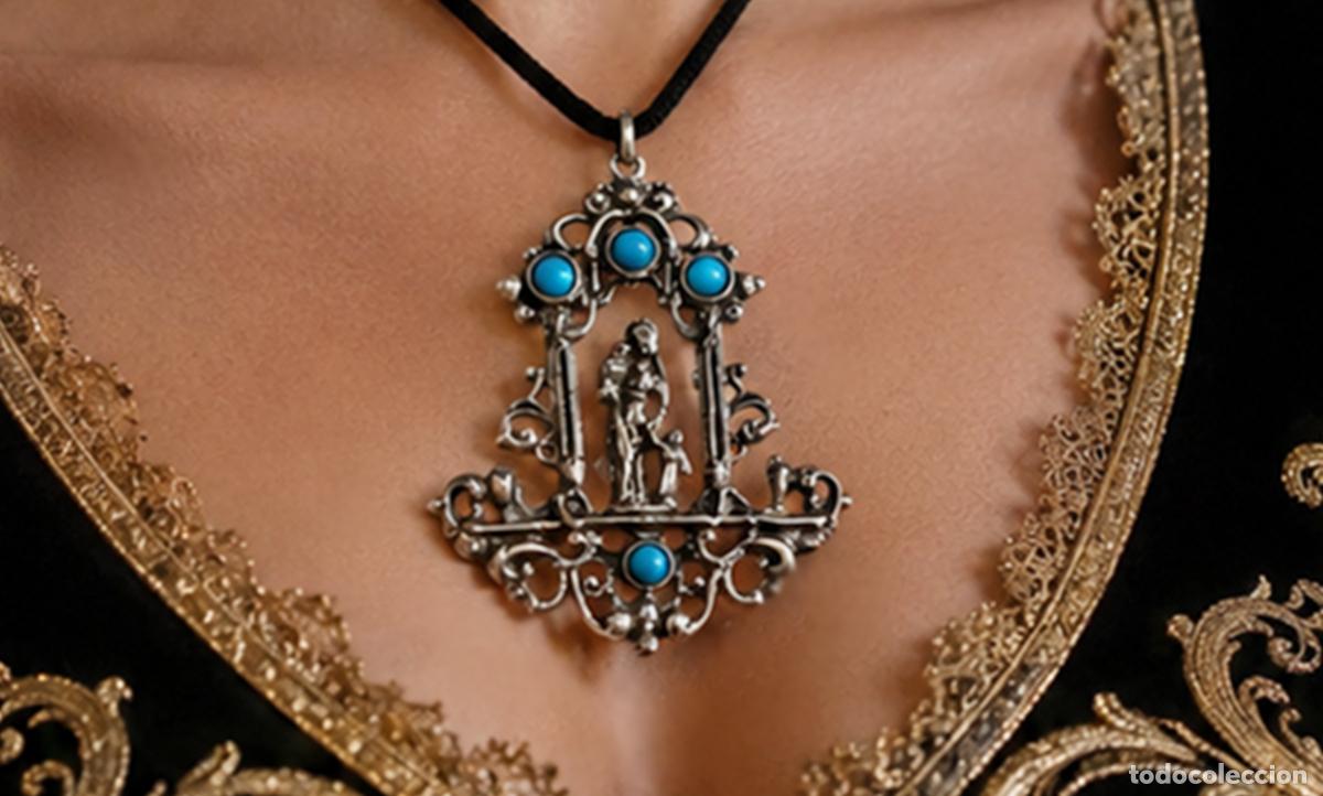 Joaillerie: IMPORTANTE JOYA ANTIGUA: ENORME COLGANTE DE 6.0 CM VIRGEN NI&Ntilde;O &middot; IMPECABLE POSIBLE RAMON SU&Ntilde;ER