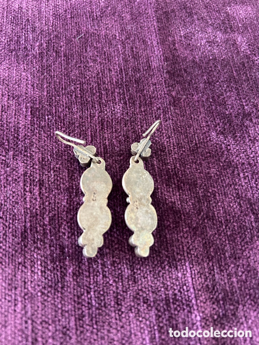 Joyeria: Pendientes de plata y turquesa - Foto 3