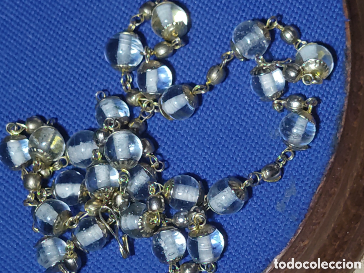 Joyeria: Antiguo collar de cristal de Murano. - Foto 8