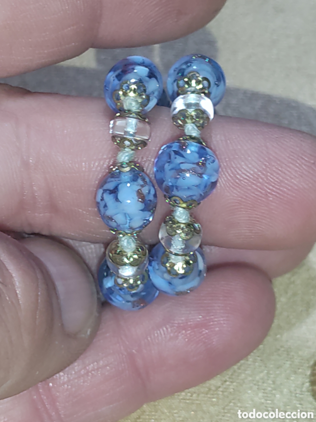 Joyeria: Pulsera de cristal de Murano.Vintage.*B* - Foto 3