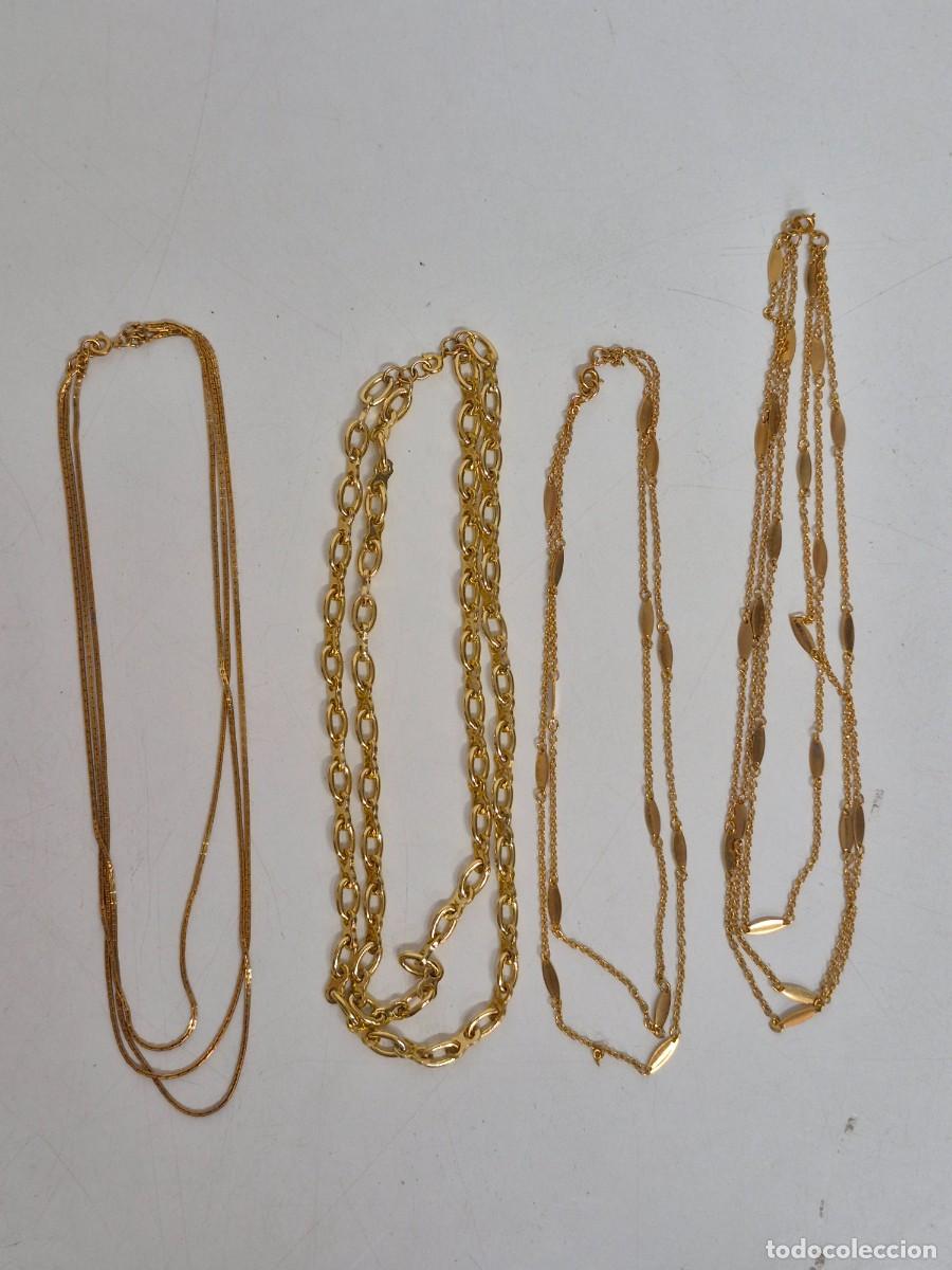 Joyeria: Lote de 19 Collares - Collar - Chapados en Oro - Foto 5