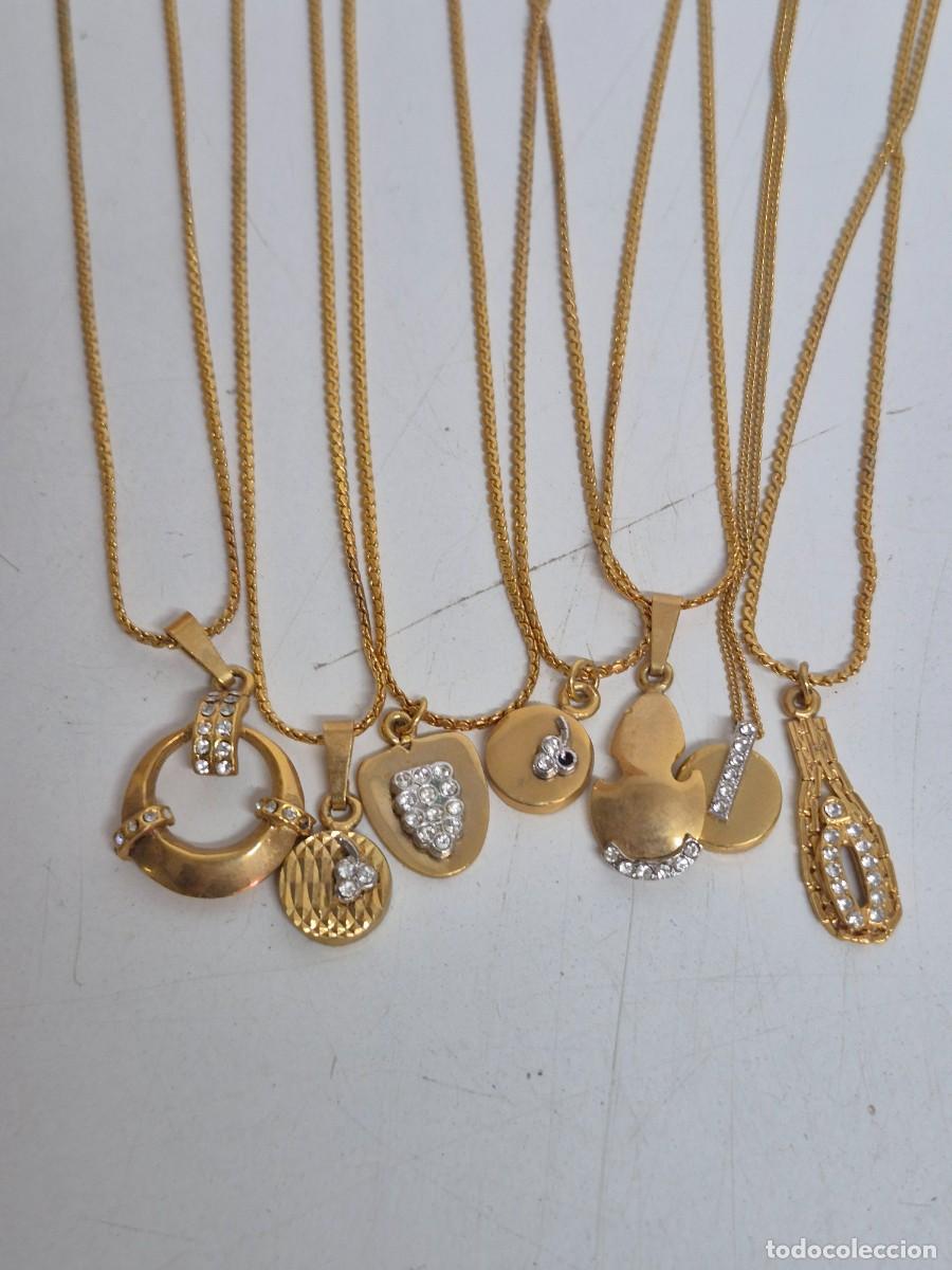 Joyeria: Lote de 19 Collares - Collar - Chapados en Oro - Foto 9