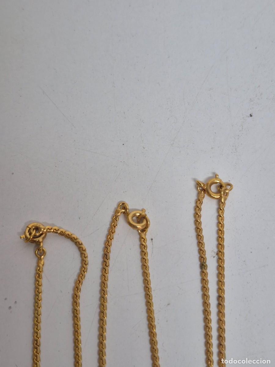 Joyeria: Lote de 19 Collares - Collar - Chapados en Oro - Foto 10