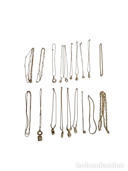 Joyeria: Lote de 19 Collares - Collar - Chapados en Oro - Foto 1
