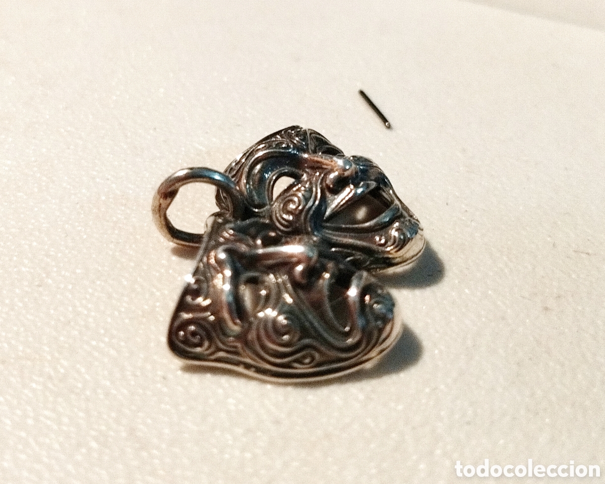 Joyeria: Colgante m&aacute;scaras teatro plata 925