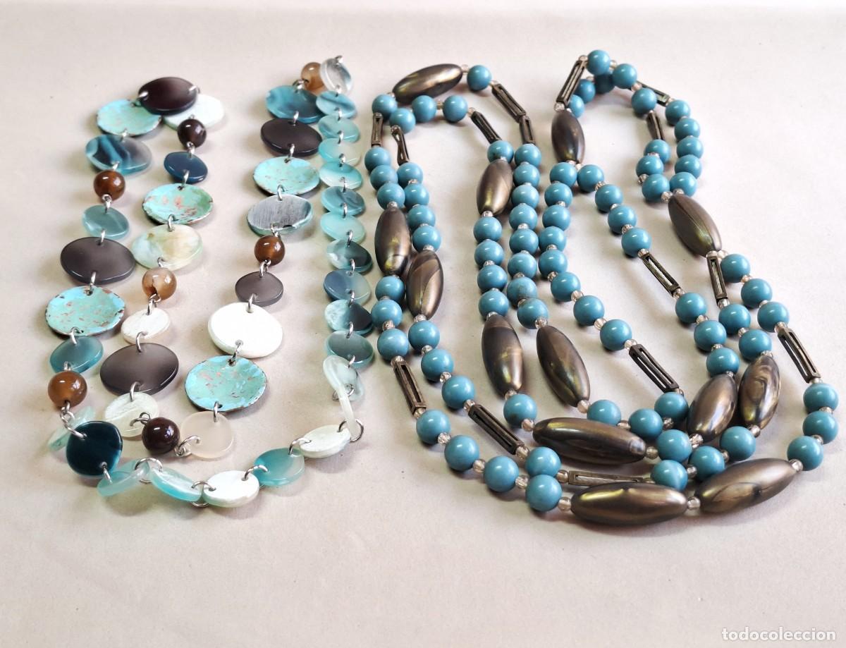 Joyeria: PACK 2 COLLARES BOHO CHIC Y ETNICO - AZUL TURQUESA - Foto 2