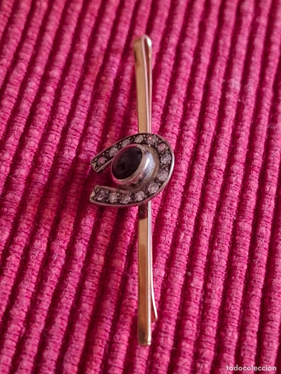 Joyeria: ANTIGUO PILLACORBATA ORO Y DIAMANTES - Foto 5