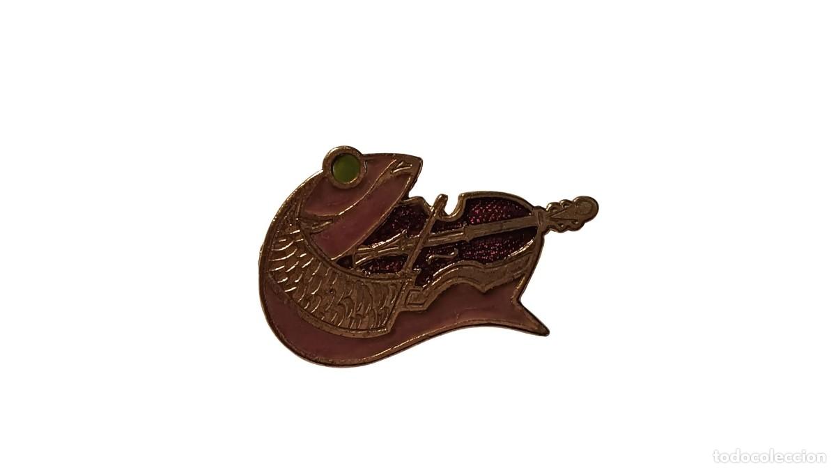 Joaillerie: Broche Vintage Pez Violinista - Plata