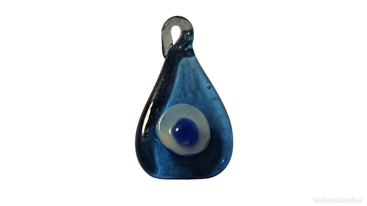 Joalharia: COLGANTE OJO TURCO DE CRISTAL - AMULETO NAZAR - A&Ntilde;OS 70-80